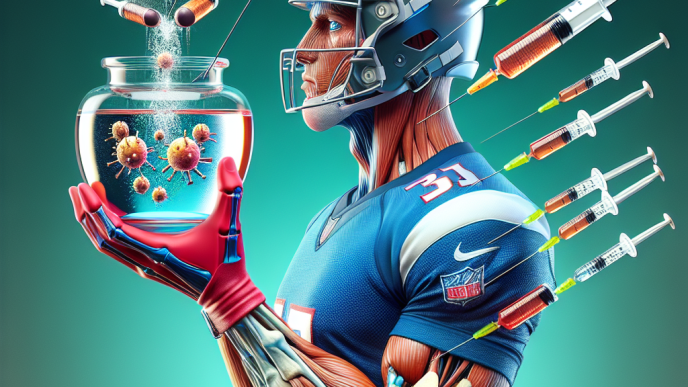 Gli effetti collaterali dell'acqua battericida per iniezioni nei professionisti dello sport