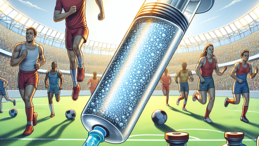 Acqua battericida per iniezioni come alternativa ai farmaci tradizionali nello sport
