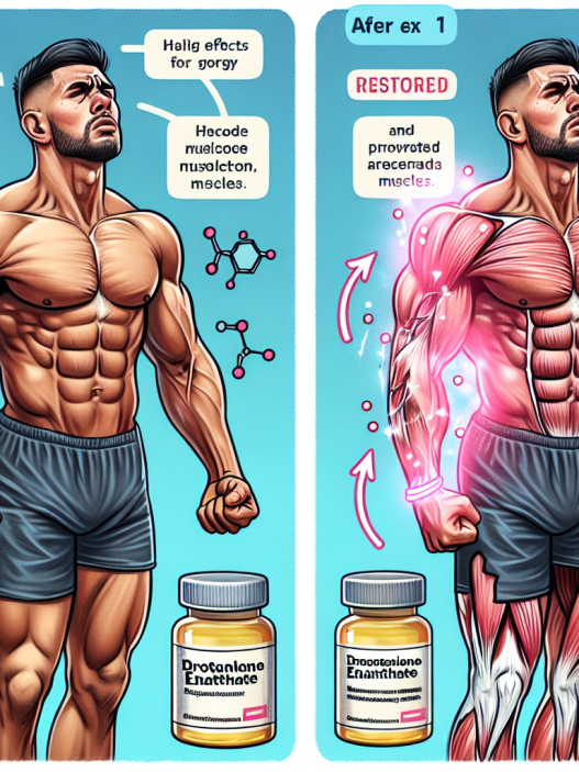 Drostanolone enantato: come influisce sul recupero muscolare degli atleti